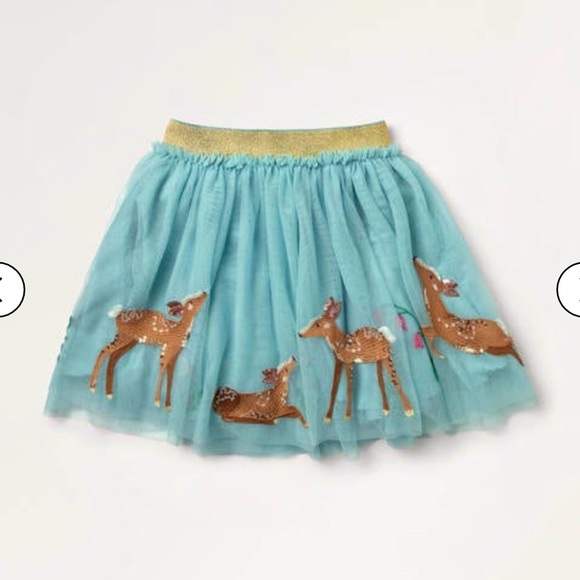 🌸SOLD🐣 HTF NWT mini boden Sequin Appliqué Tulle Skirt - Picture 12 of 15